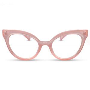 2 See Life Premium Prescription Strength Cat Eye Reading Glasses in Pink